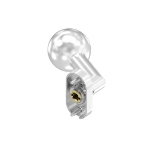 Pomolo girevole AISI 304 satinato | IN113-331