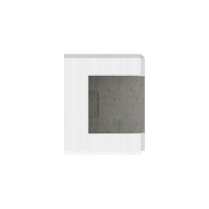 Raccordo tubo quadro 40x40 con attacco muro AISI 316
