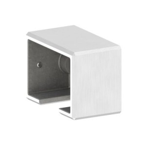 Raccordo tubo rettangolare 60x40 a muro sinistro AISI316