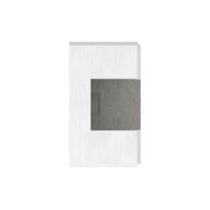Raccordo tubo rettangolare 60x40 a muro sinistro AISI316