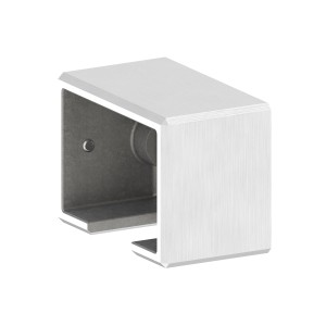 Raccordo tubo rettangolare 60x40 a muro sinistro AISI316