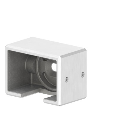 Raccordo tubo rettangolare 60x40 a muro destro AISI316