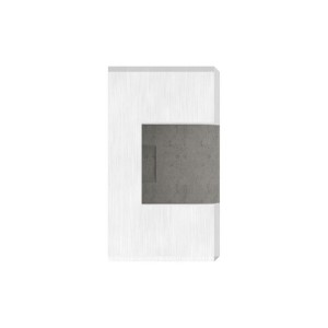 Raccordo tubo rettangolare 60x40 a muro destro AISI316