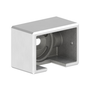 Raccordo tubo rettangolare 60x40 a muro destro AISI316