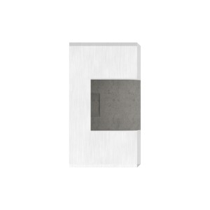 Raccordo tubo rettangolare 60x40 a muro destro AISI316