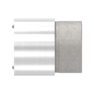 Giunzione corrimano legno-inox 42,4x2 mm AISI 304