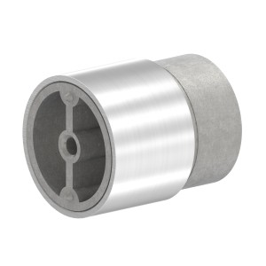 Giunzione corrimano legno-inox 42,4x2 mm AISI 304