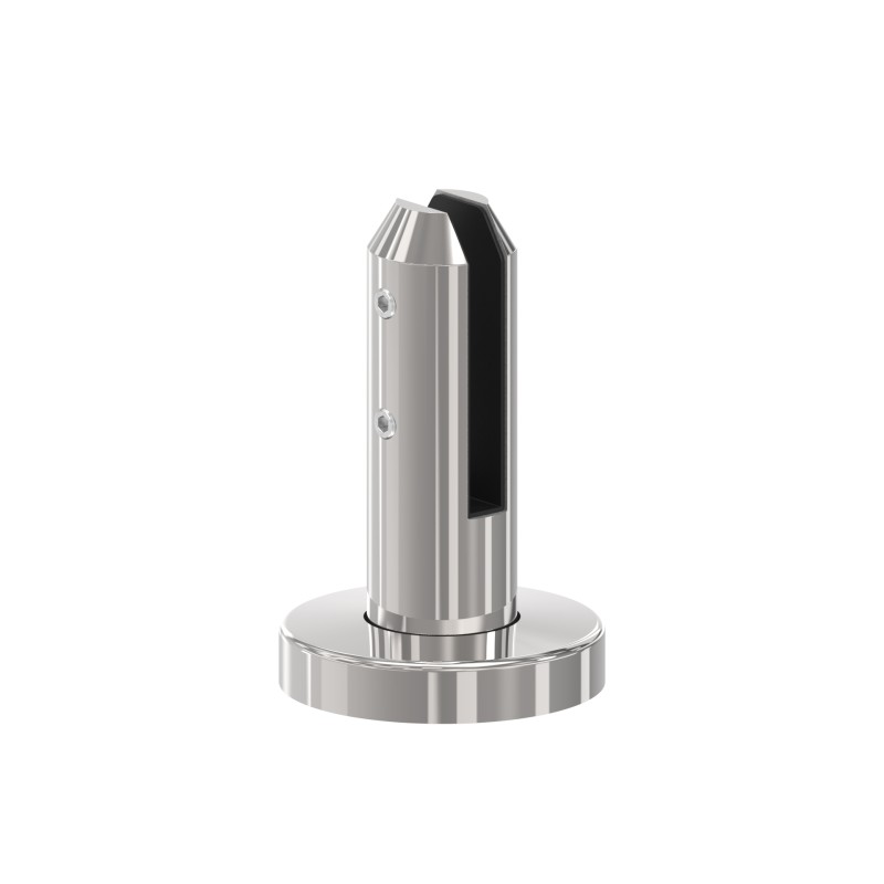 Supporto tondo vetro pavimento 12-12,76 mm AISI 316