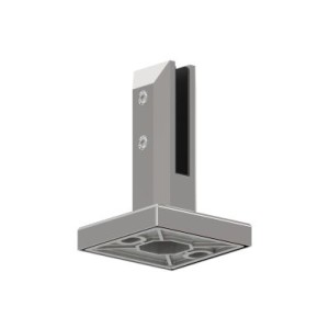 Supporto quadro per vetro a pavimento AISI 316 lucido