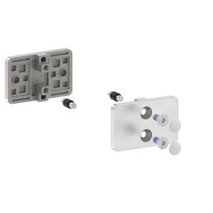 Supporto per vetro 180° AISI 316 mod.03 | M034-A180