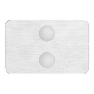 Supporto per vetro 180° AISI 316 mod.03 | M034-A180