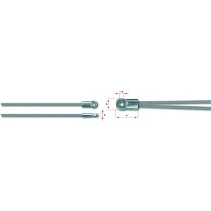 Boccola terminale Webnet Ø3 mm AISI 316 per 1 fune