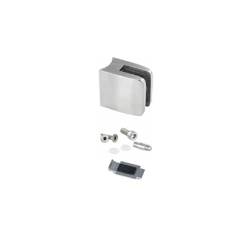 Pinza mod. 06 per tubo d. 42,4mm zamac finitura inox