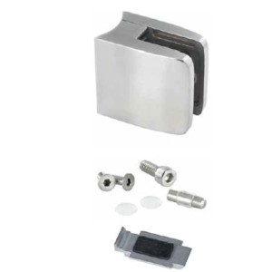 Pinza mod. 06 per tubo d. 48,3mm aisi zamac finitura inox