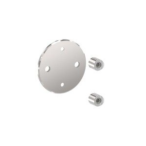 Piastra di ancoraggio laterale rotonda d 120 mm (IN107-012-04-L)