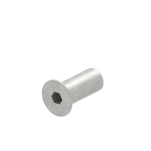 Terminale testa svasata filetto interno M4x12 AISI 304