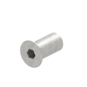 Terminale testa svasata filetto interno M6x16 AISI 304