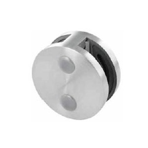 Pinza mod. 07 per tubo d. 48,3mm per 2 vetri aisi 304