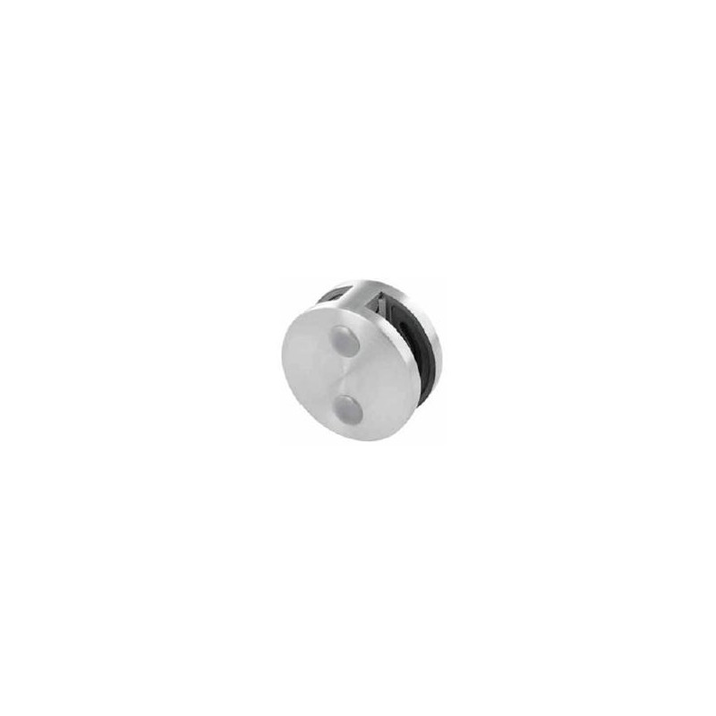 Pinza mod. 07 per tubo d. 48,3mm per 2 vetri aisi 304
