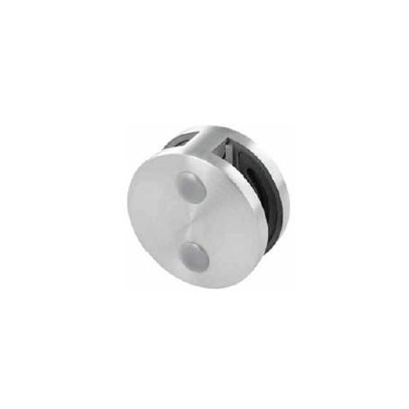 Pinza mod. 07 per tubo d. 48,3mm per 2 vetri aisi 304