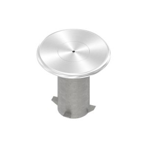 Sostegno calcestruzzo per tubo 42,4 mm AISI 316 sat.