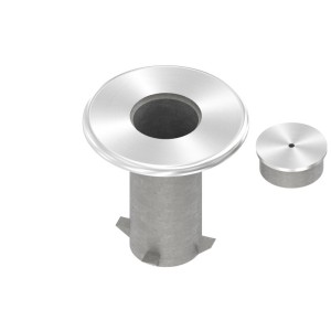 Sostegno calcestruzzo per tubo 42,4 mm AISI 316 sat.