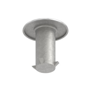 Sostegno calcestruzzo per tubo 42,4 mm AISI 316 sat.