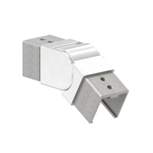 Il raccordo snodabile in acciaio inox è un componente tecnico