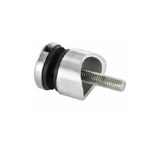 Vite fermavetro per tubo d. 42,4mm zamac finitura inox