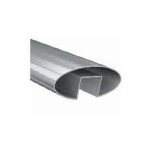 Tubo sagomato per vetro d. 80x40x1,5mm aisi 304 