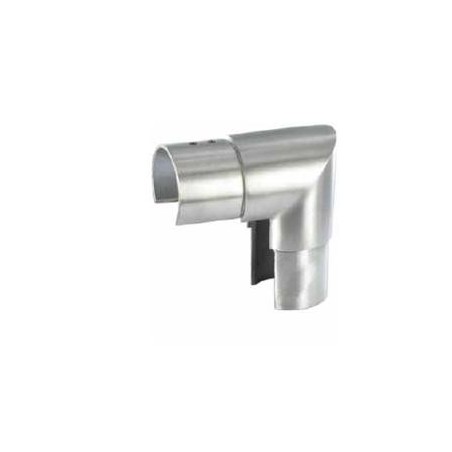 Raccordo verticale per tubo sagomato d. 48,3x1,5mm aisi 316