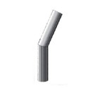 Curva 30° per corrimano d. 48,3x2mm AISI 304