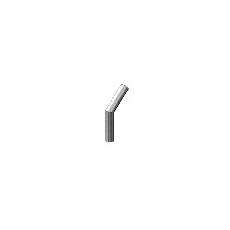 Curva 45° per corrimano d. 33,7x2mm aisi 304