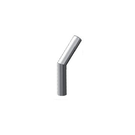 Curva 45° per corrimano d. 42,4x2mm aisi 304
