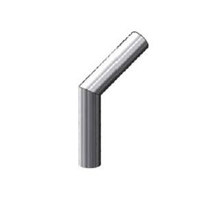 Curva 60° per corrimano d. 48,3x2mm aisi 304