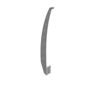 Montante tagliato a laser aisi 316