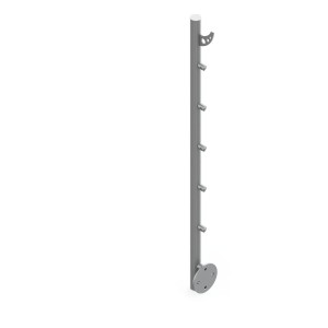 Montante tondo aisi 304