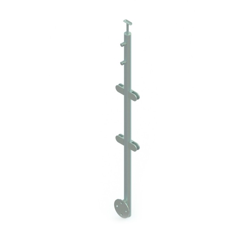 Montante tondo aisi 316
