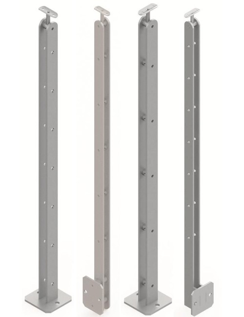 Montanti in doppio piatto 40x6mm