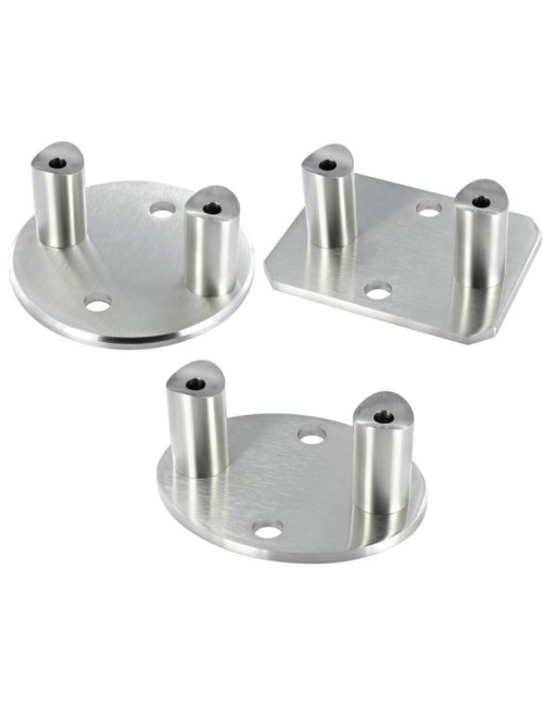 Piastre di fissaggio laterale in acciaio inox