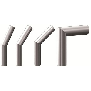 Curve saldate per corrimano in acciaio inox