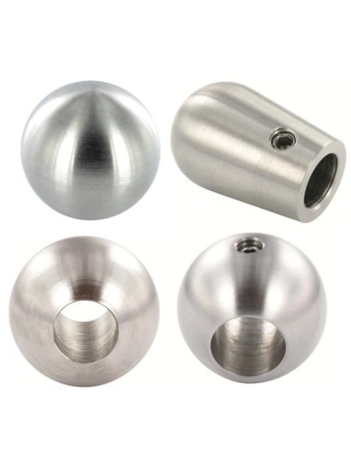 Terminali per tondino in acciaio inox