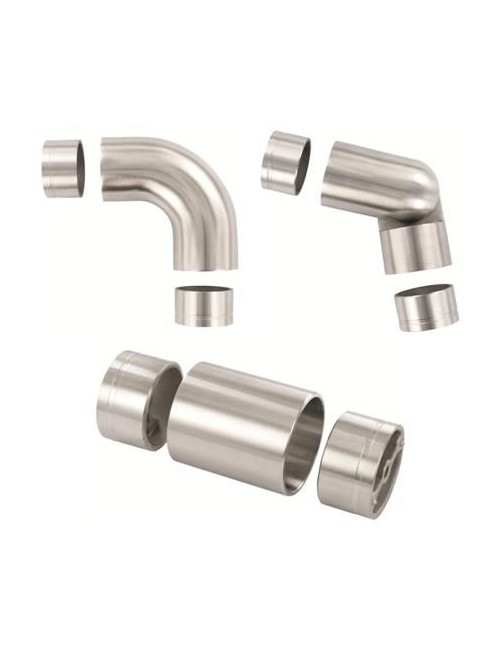 Raccordi per corrimano in legno in acciaio inox