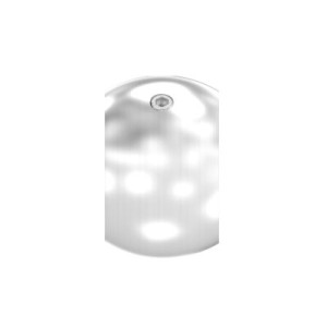Anello reggicorrimano tubo 33,7 mm in AISI 304 sat.