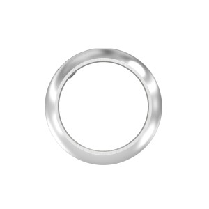 Anello reggicorrimano tubo 33,7 mm in AISI 304 sat.