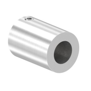 Blocco per tondino foro 12,2 mm AISI 304 satinato