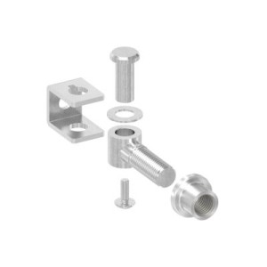 Cardine regolabile M16 AISI 304 satinato | IN116-016