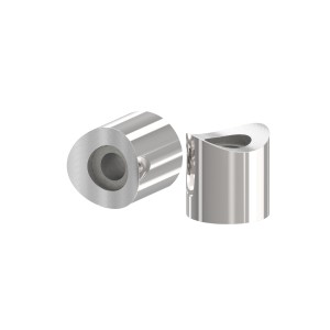 Distanziatore per tubo Ø42,4 AISI 316 lucido | 22 mm