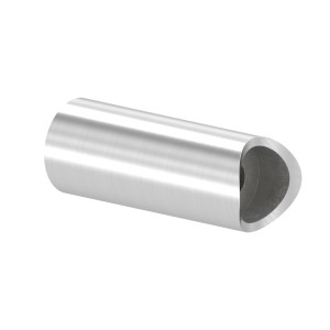 Distanziatore Ø25 per maniglione Ø33,7 in AISI 304 sat.