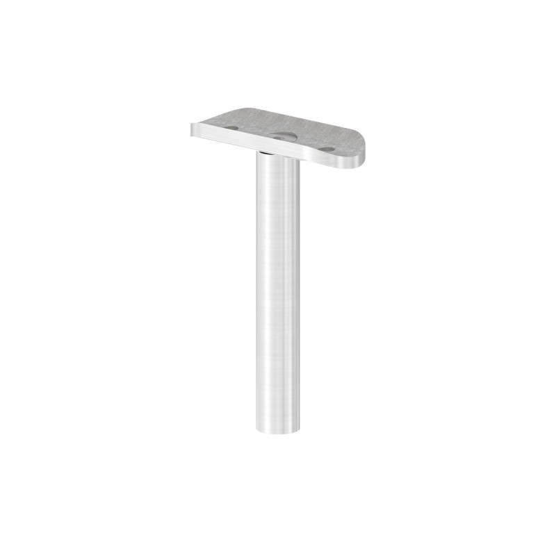 Perno fisso con sella Ø42,4 mm AISI 304 satinato